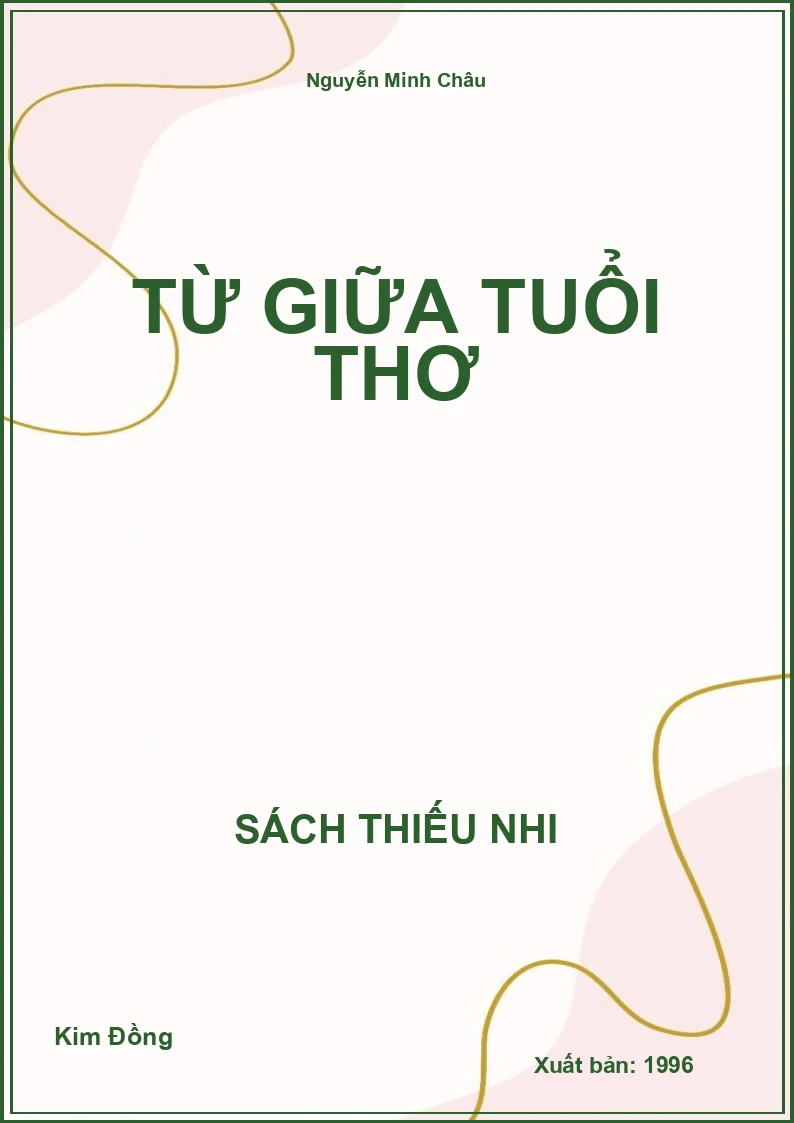 Từ giã tuổi thơ