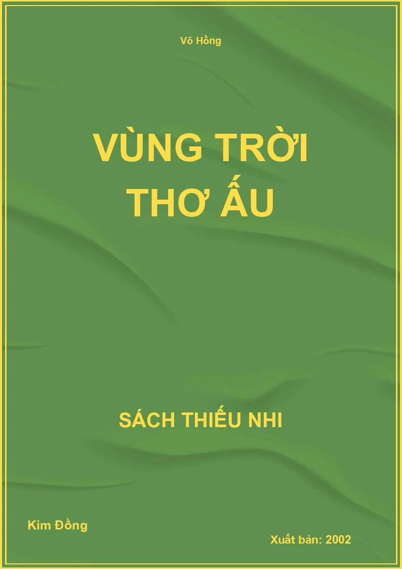 Vùng trời thơ ấu