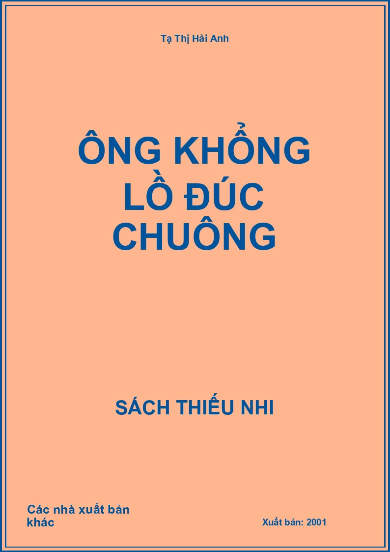 Ông khổng lồ đúc chuông