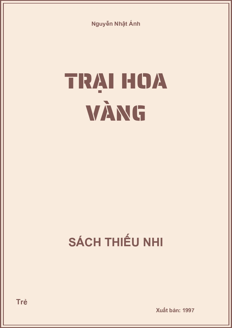 Trại hoa vàng