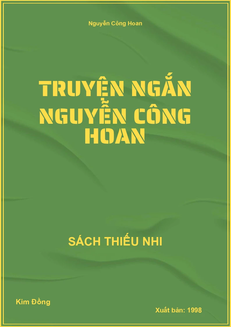 Truyện ngắn Nguyễn Công Hoan