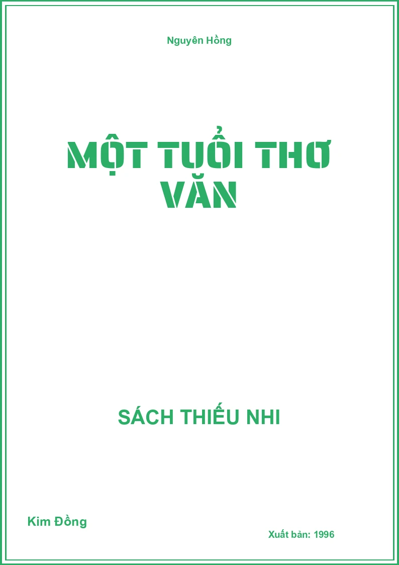 Một tuổi thơ văn