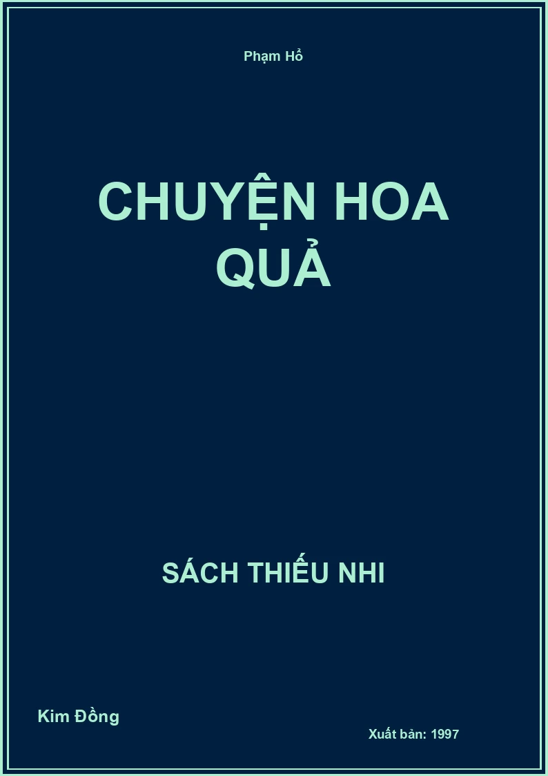 Chuyện hoa quả