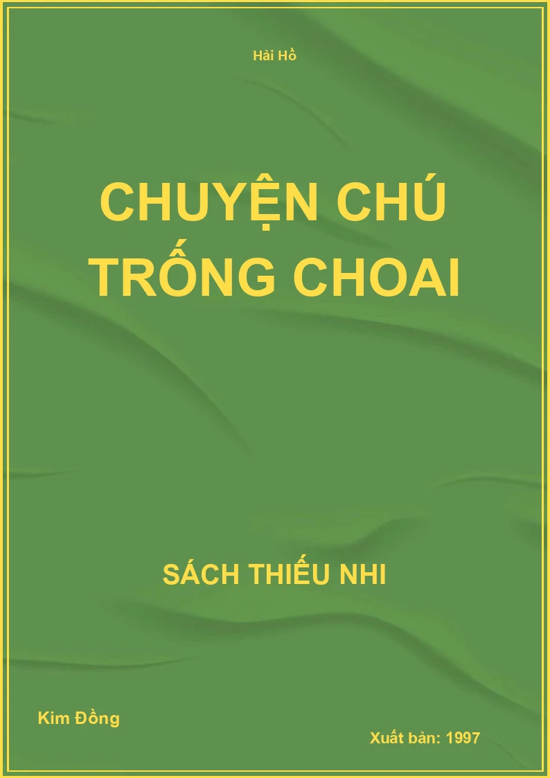 Chuyện chú trống choai