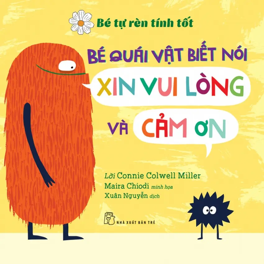 Bé quái vật biết nói xin vui lòng và cảm ơn