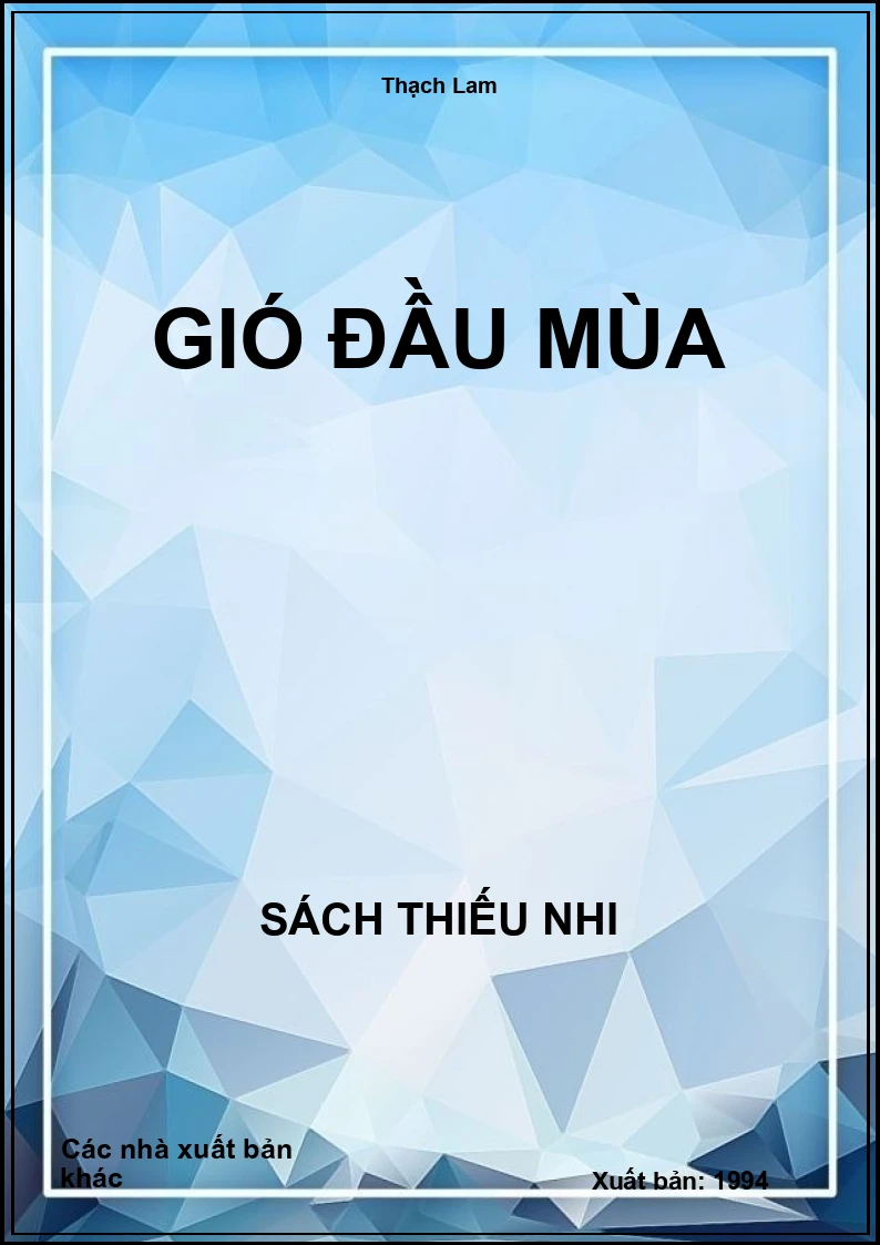 Gió đầu mùa