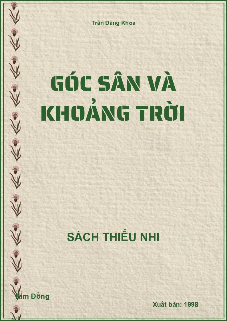 Góc sân và khoảng trời