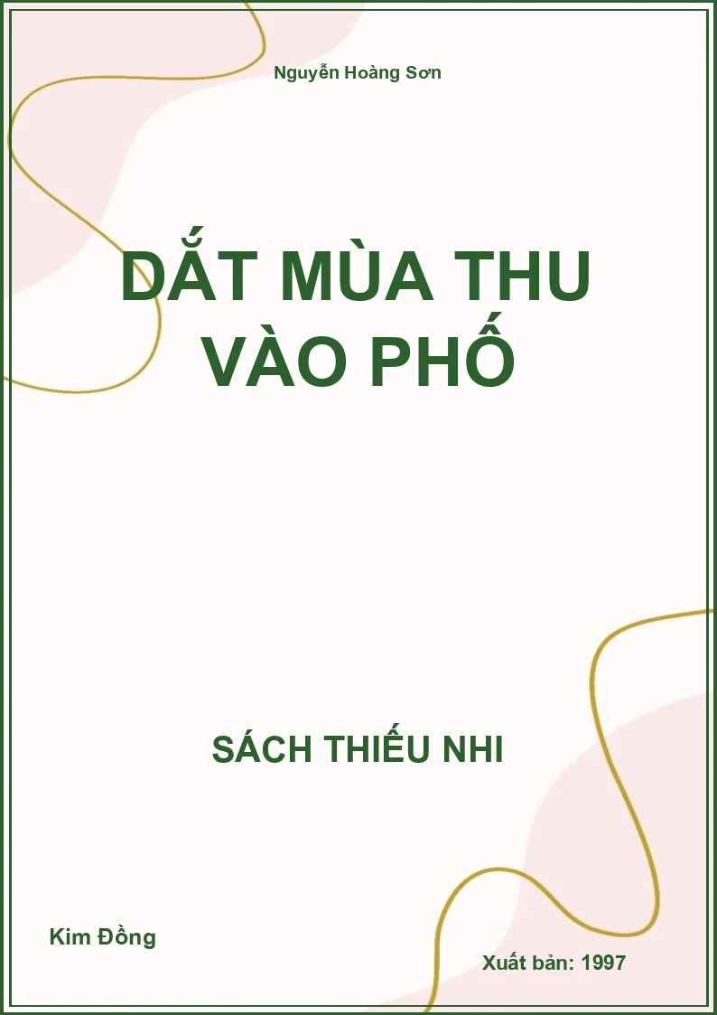 Dắt mùa thu vào phố