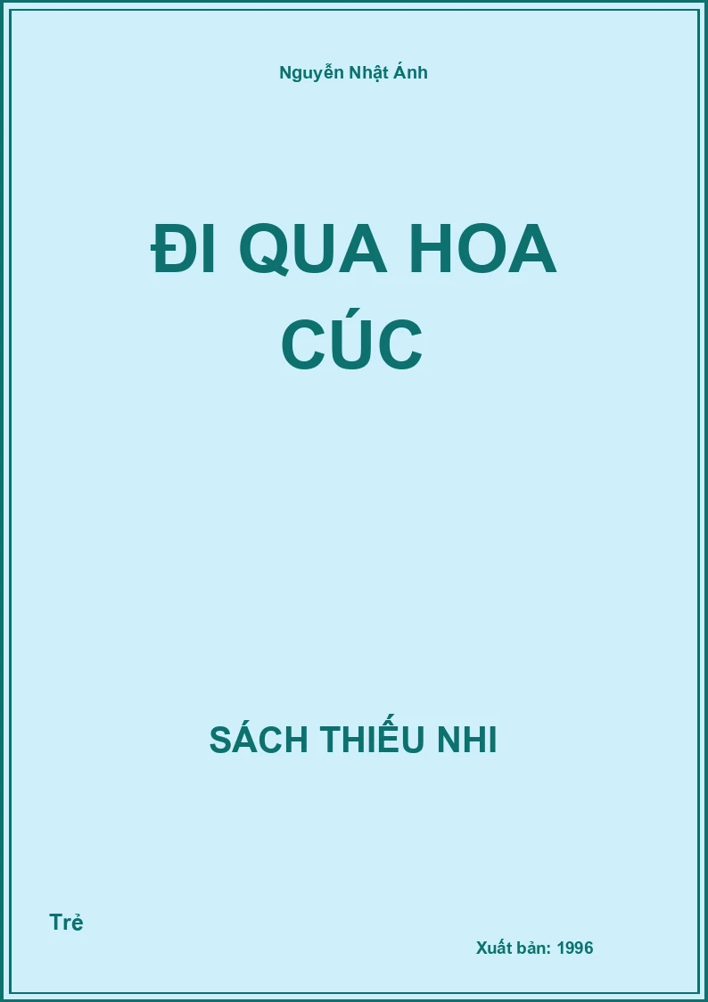 Đi qua hoa cúc