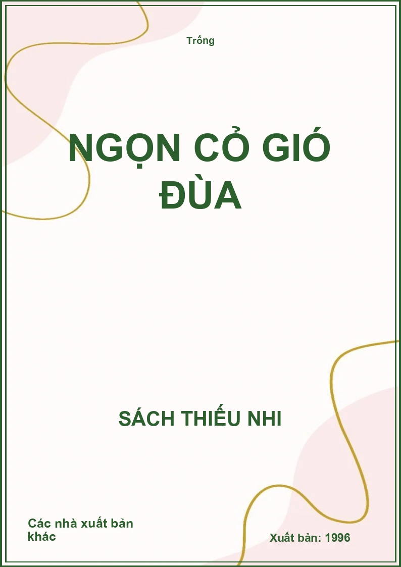 Ngọn cỏ gió đùa