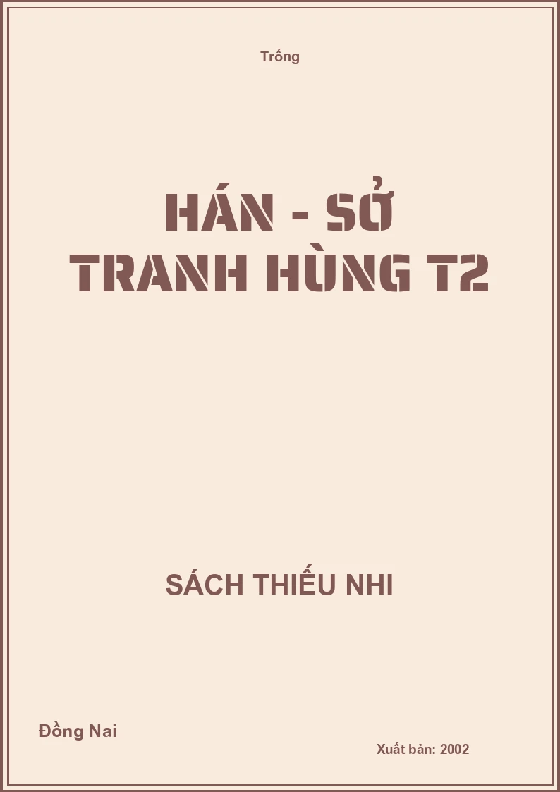 Hán - Sở tranh hùng T2