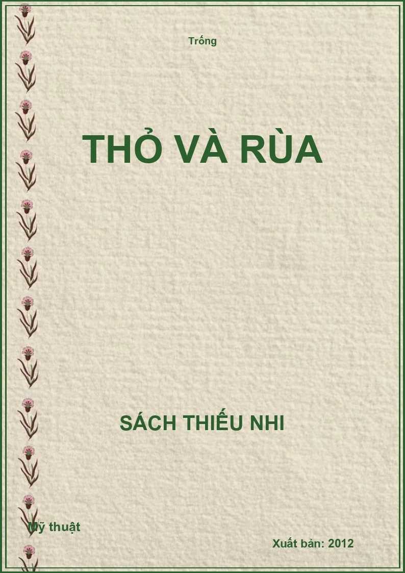 Thỏ và Rùa