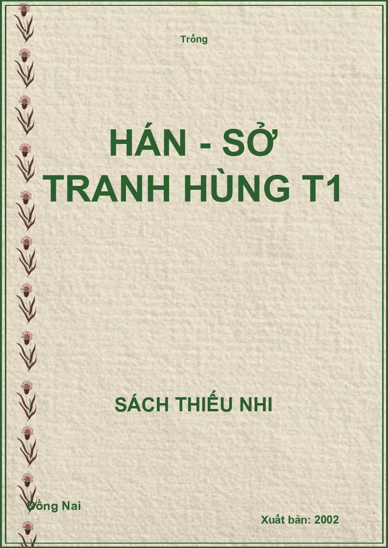 Hán - Sở tranh hùng T1