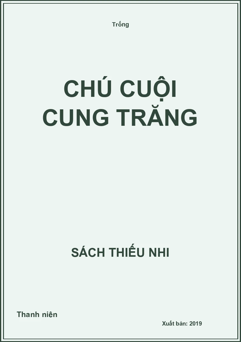 Chú Cuội cung trăng