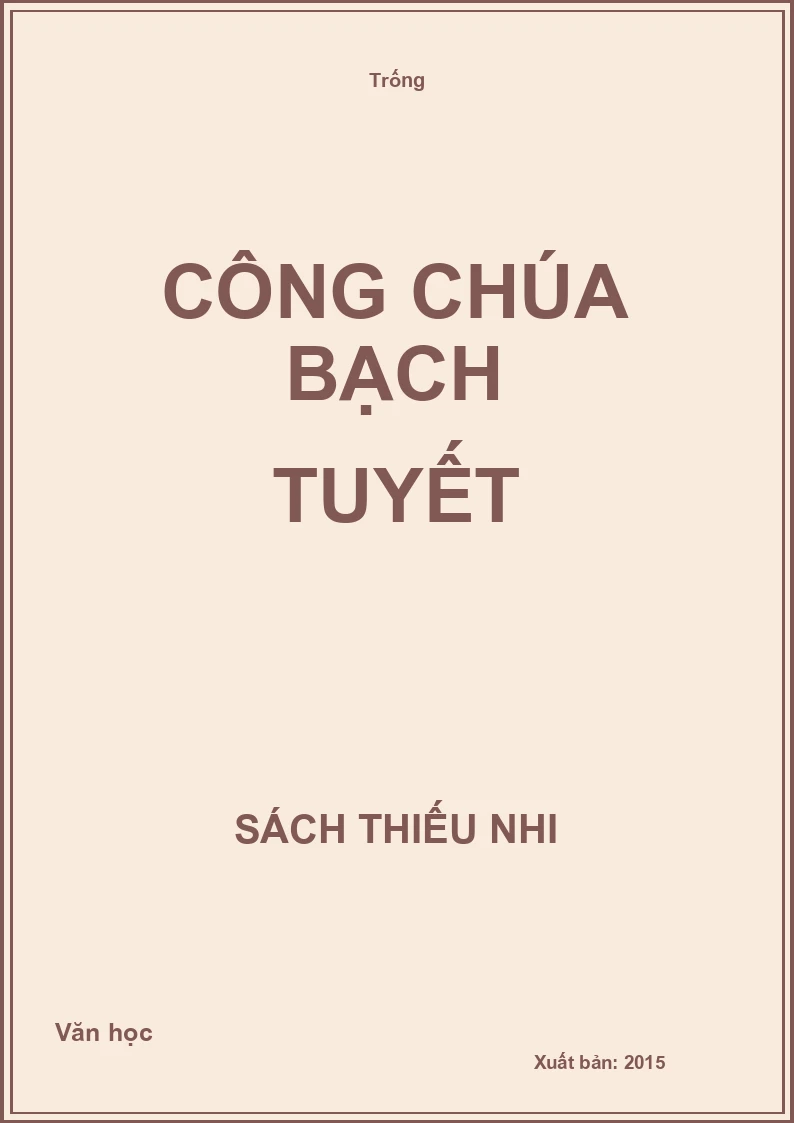 Công chúa Bạch Tuyết