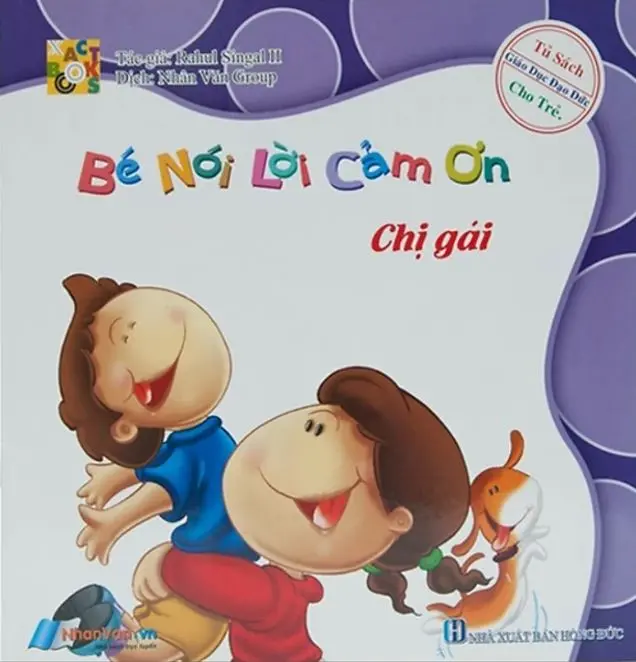 Bé nói lời cảm ơn chị gái