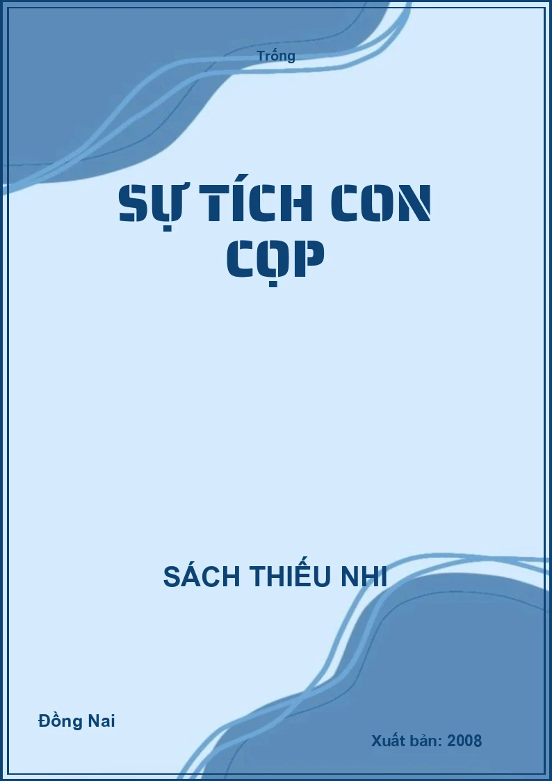 Sự tích con cọp