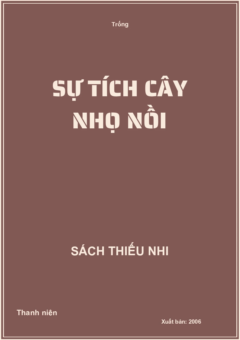 Sự tích Cây nhọ nồi