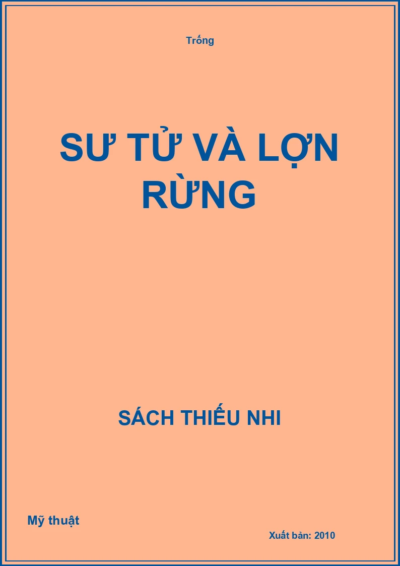 Sư tử và lợn rừng