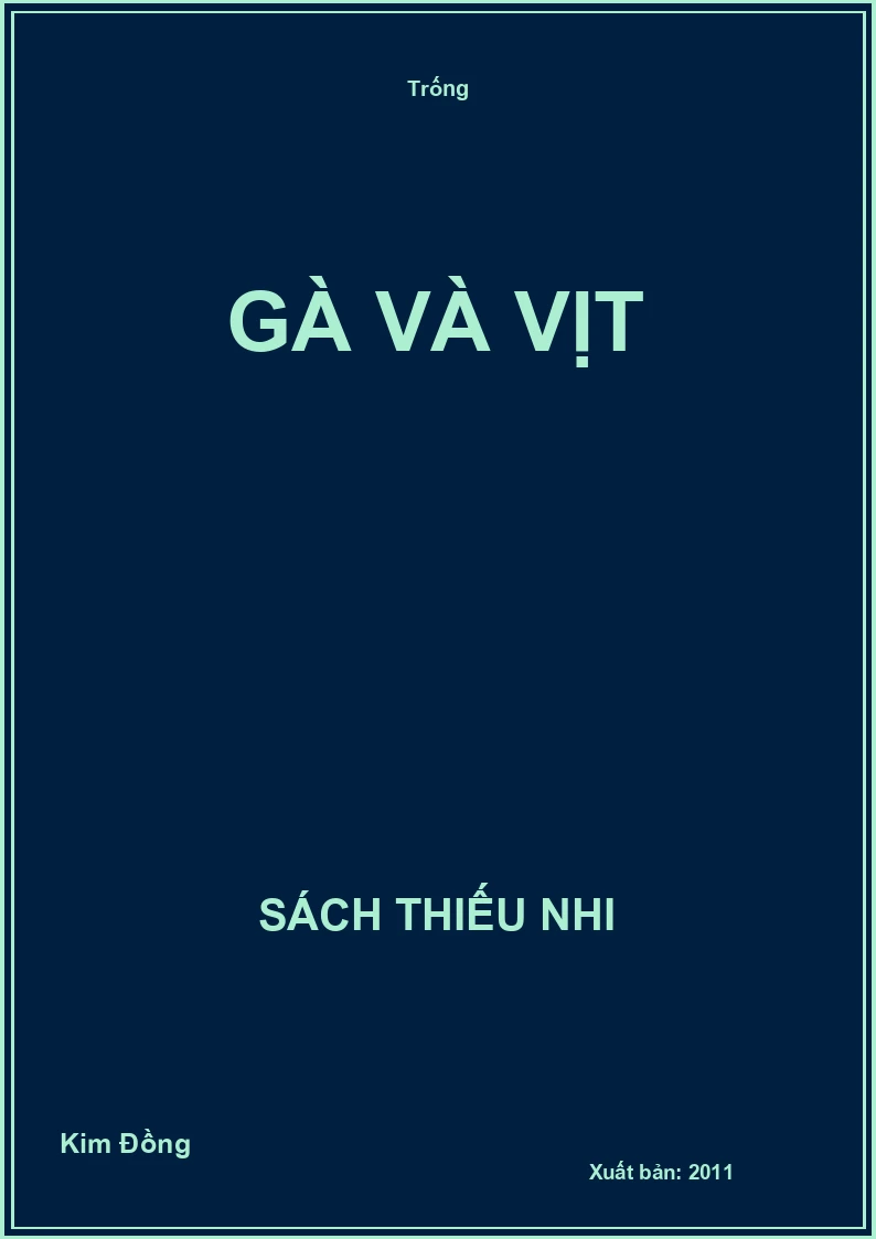 Gà và Vịt