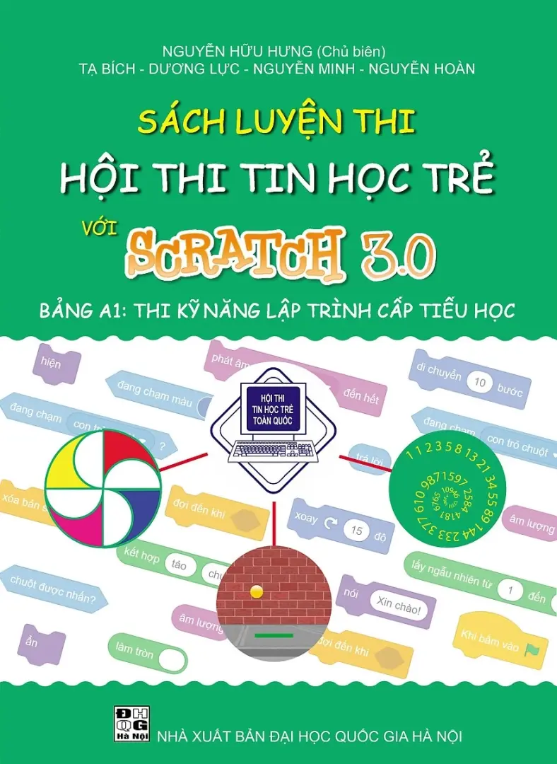 Sách Luyện thi Hội thi Tin học trẻ với Scratch 3
