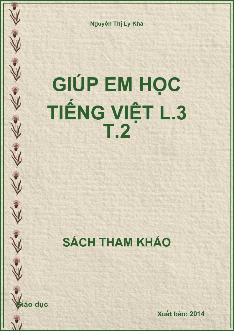Giúp em học Tiếng Việt L.3 T.2