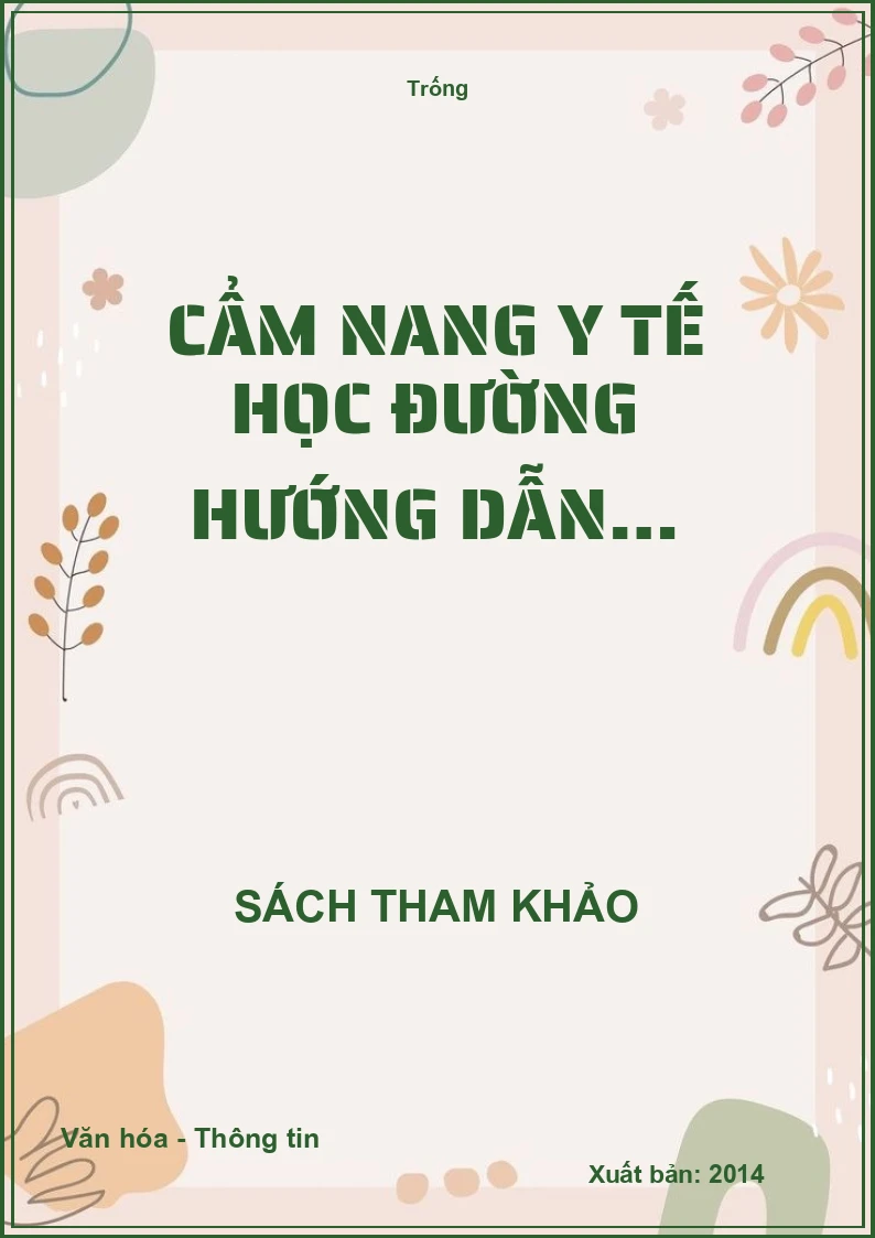 Cẩm nang y tế học đường hướng dẫn…