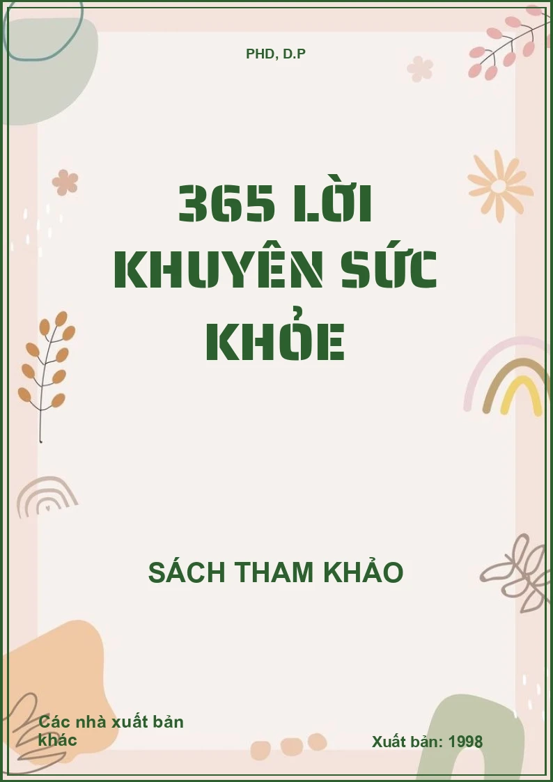 365 lời khuyên sức khỏe
