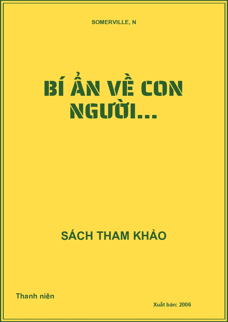 Bí ẩn về con người…