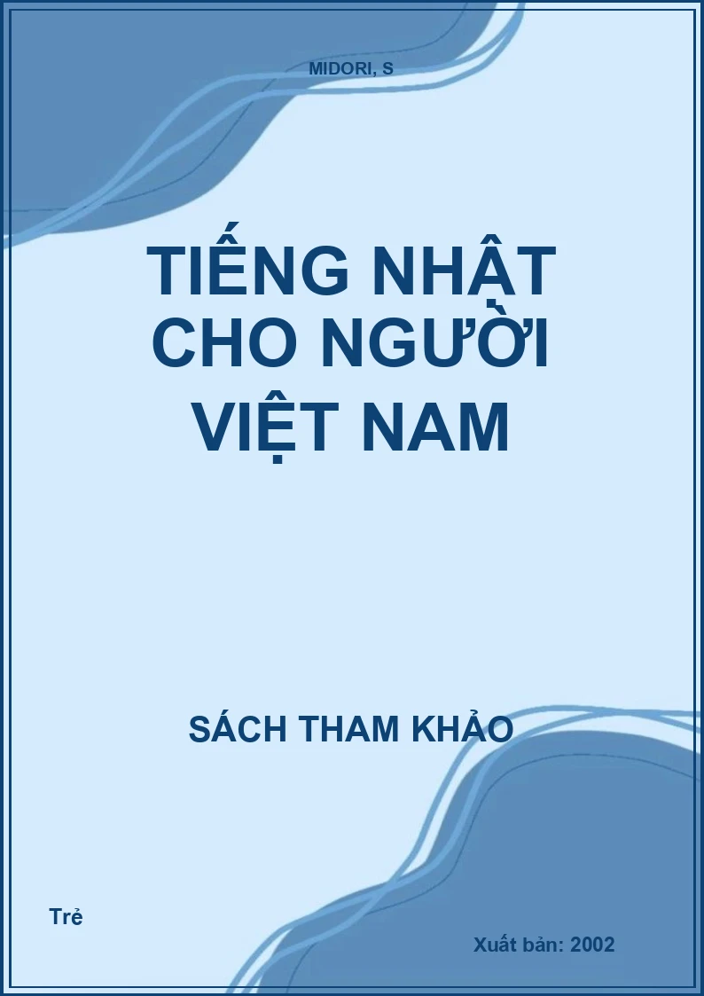 Tiếng Nhật cho người Việt Nam