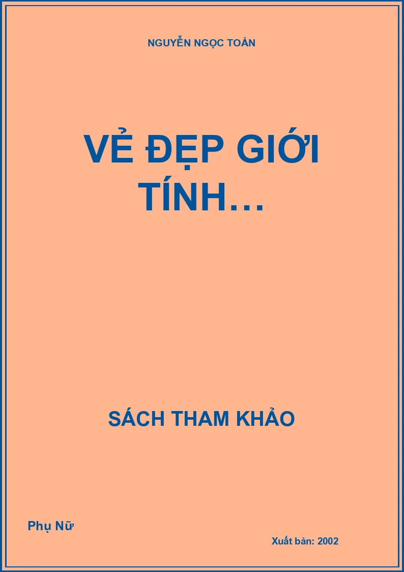 Vẻ đẹp giới tính…