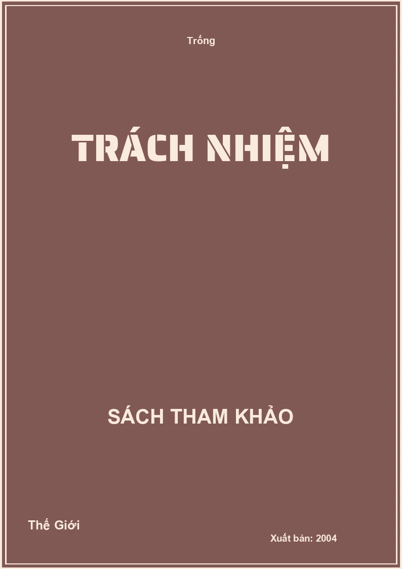 Trách nhiệm