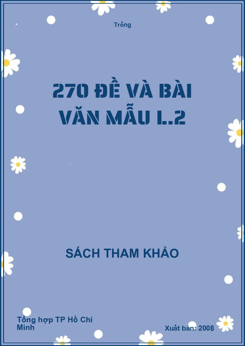 270 đề và bài văn mẫu L.2