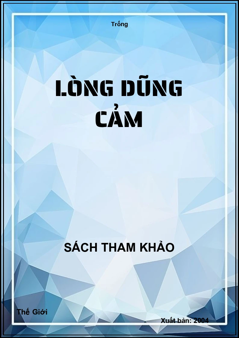 Lòng dũng cảm