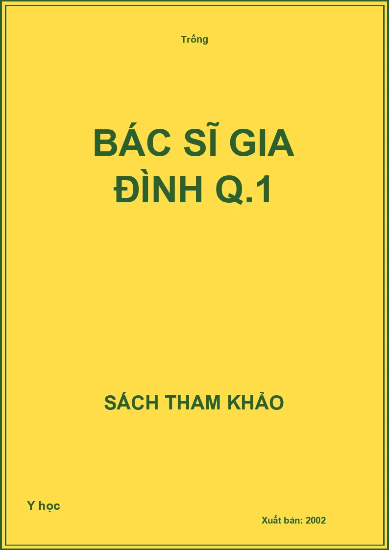 Bác sĩ gia đình Q.1