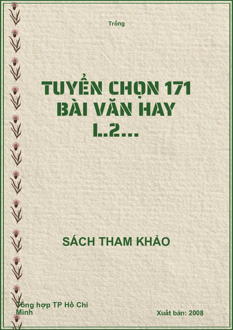 Tuyển chọn 171 bài văn hay L.2…