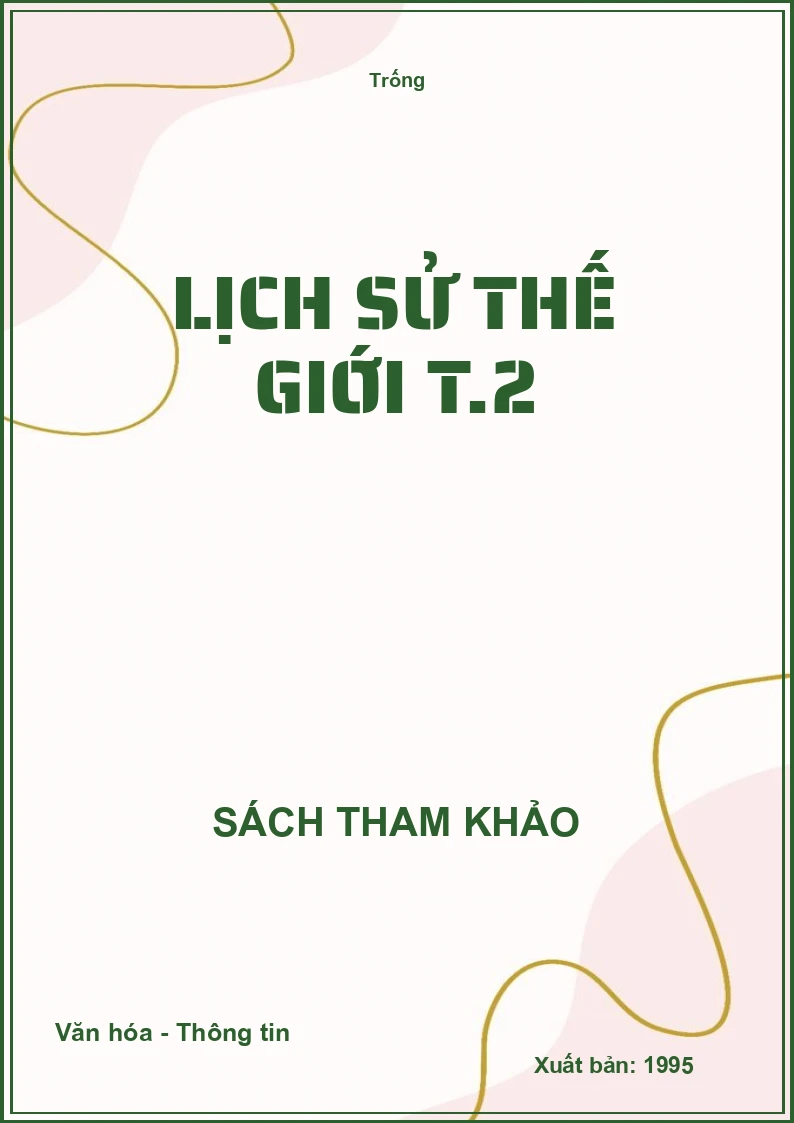 Lịch sử thế giới T.2