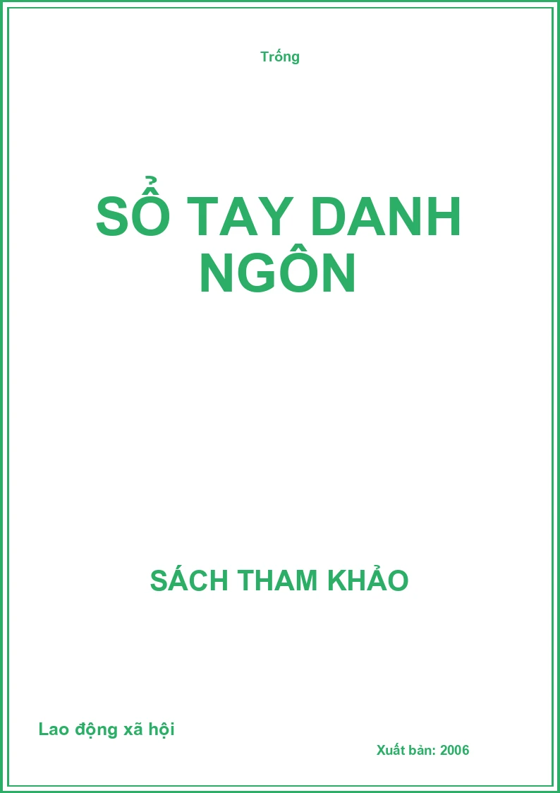 Sổ tay danh ngôn
