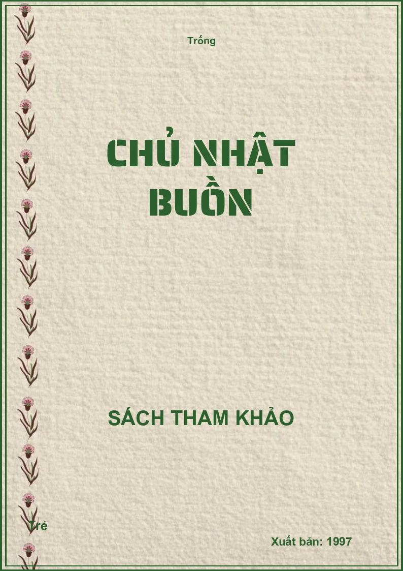 Chủ nhật buồn