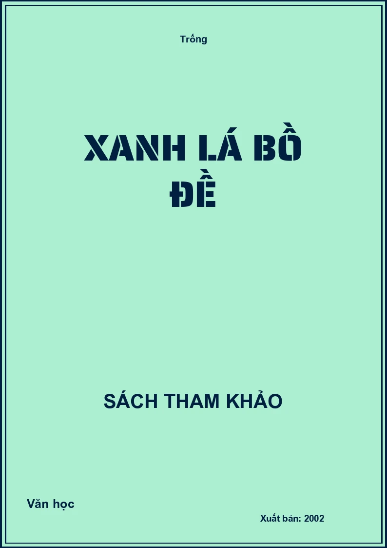 Xanh lá bồ đề