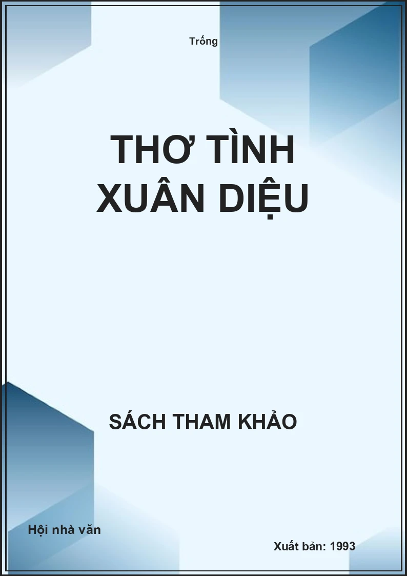 Thơ tình Xuân Diệu