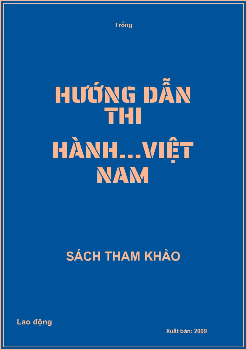Hướng dẫn thi hành…Việt Nam
