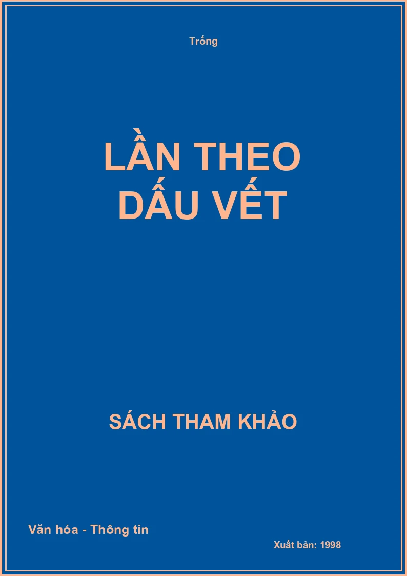 Lần theo dấu vết