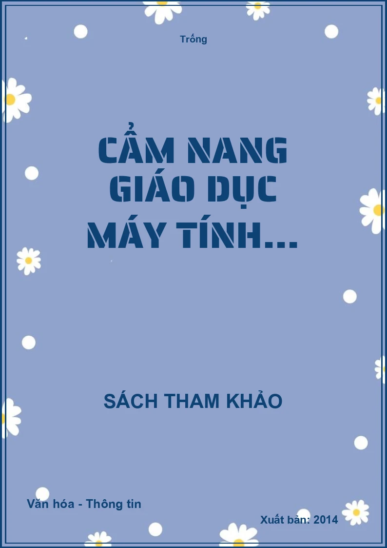 Cẩm nang giáo dục máy tính…