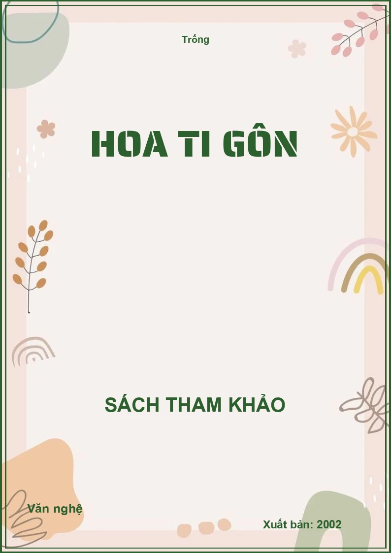 Hoa ti gôn