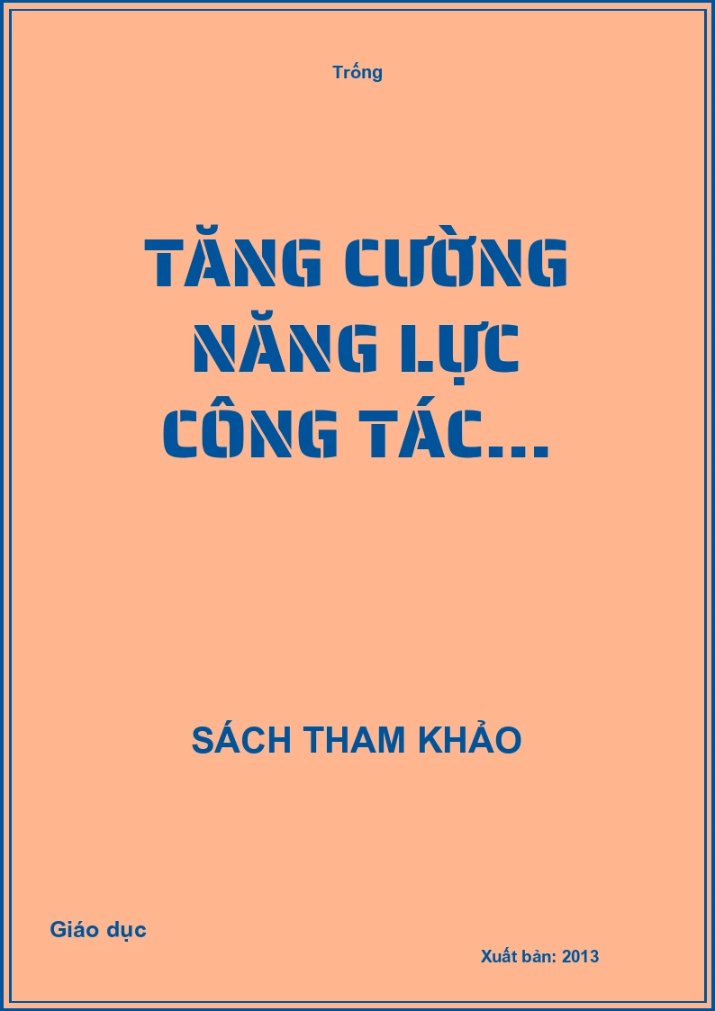 Tăng cường năng lực công tác…