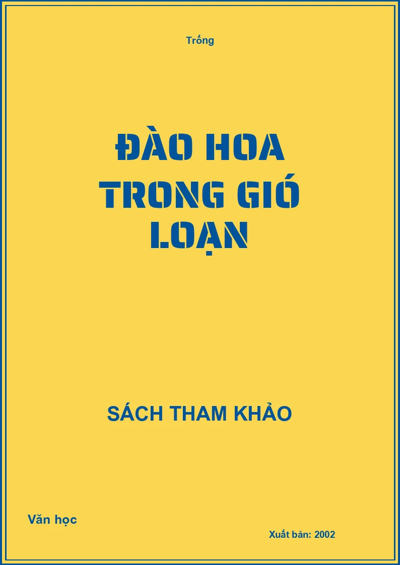 Đào hoa trong gió loạn