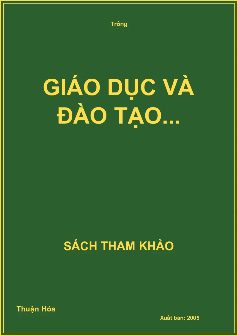 Giáo dục và đào tạo...