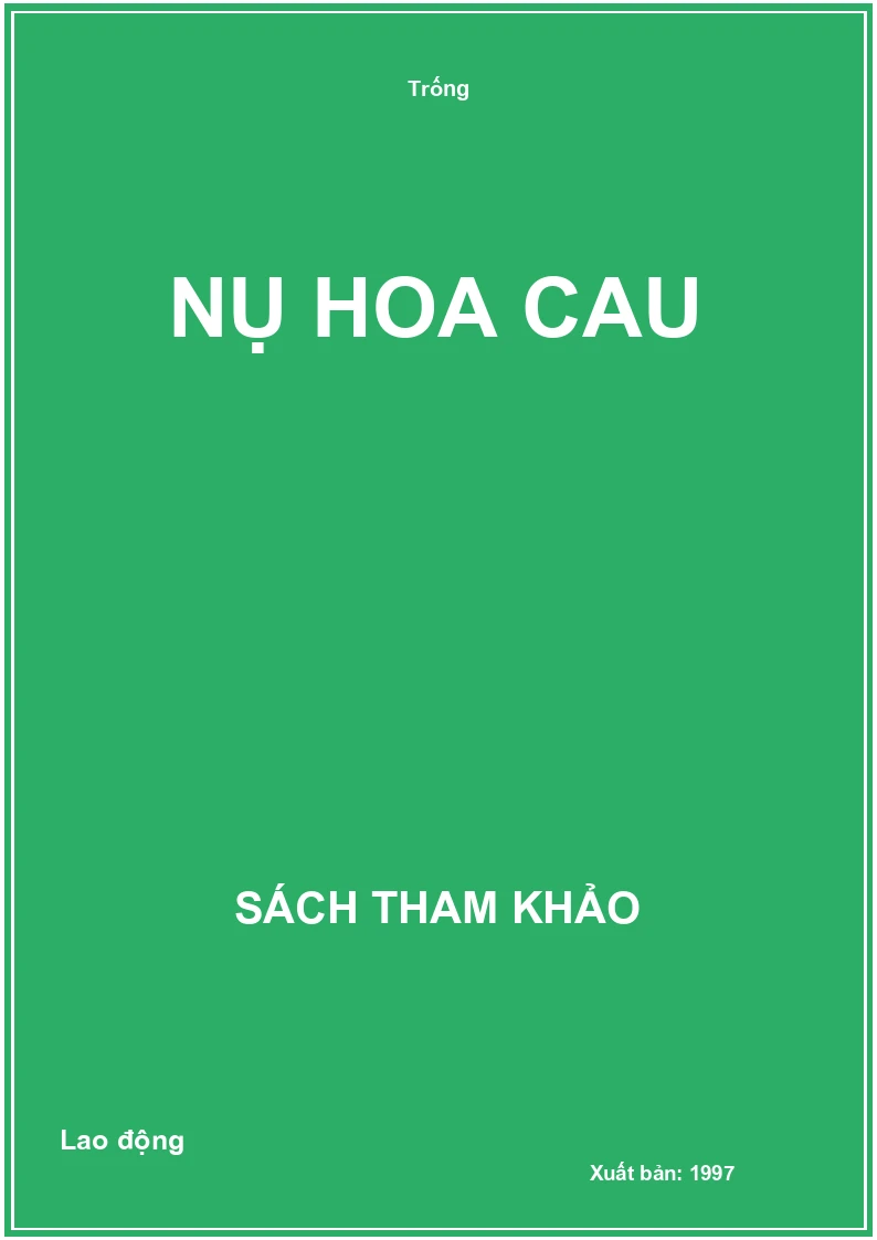 Nụ hoa cau