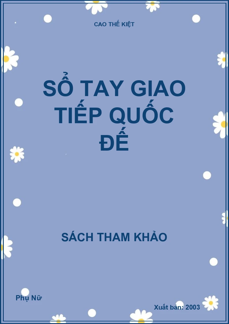 Sổ tay giao tiếp quốc tế